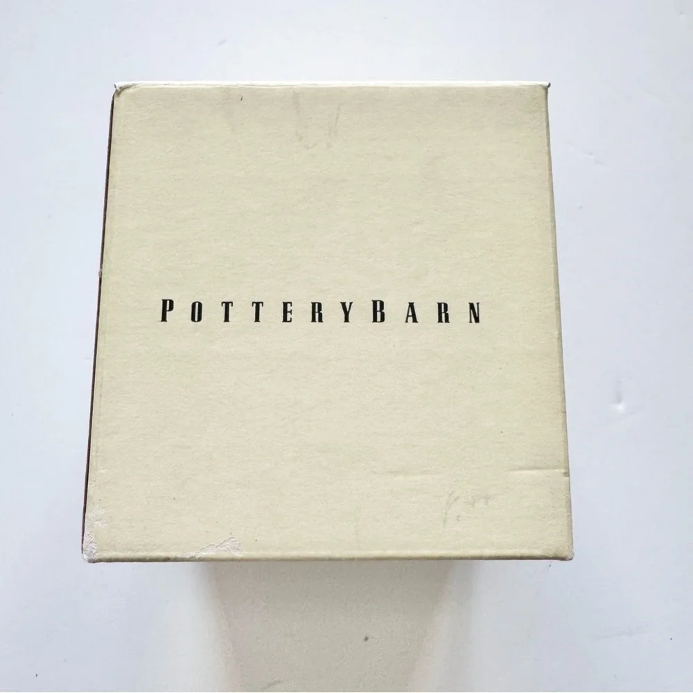 Pottery Barn Set Of 12 Silver Plated Napkin Rings Curved Square